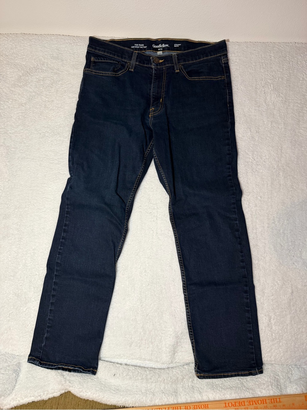 Goodfellow & Co Men's Dark Indigo Slim Straight Jeans